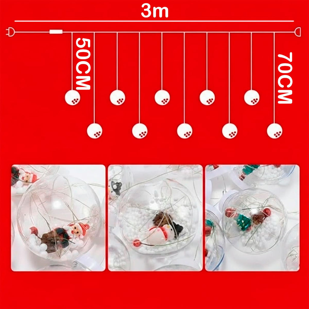 Cortina intercalada Bolas 3M AL-067
