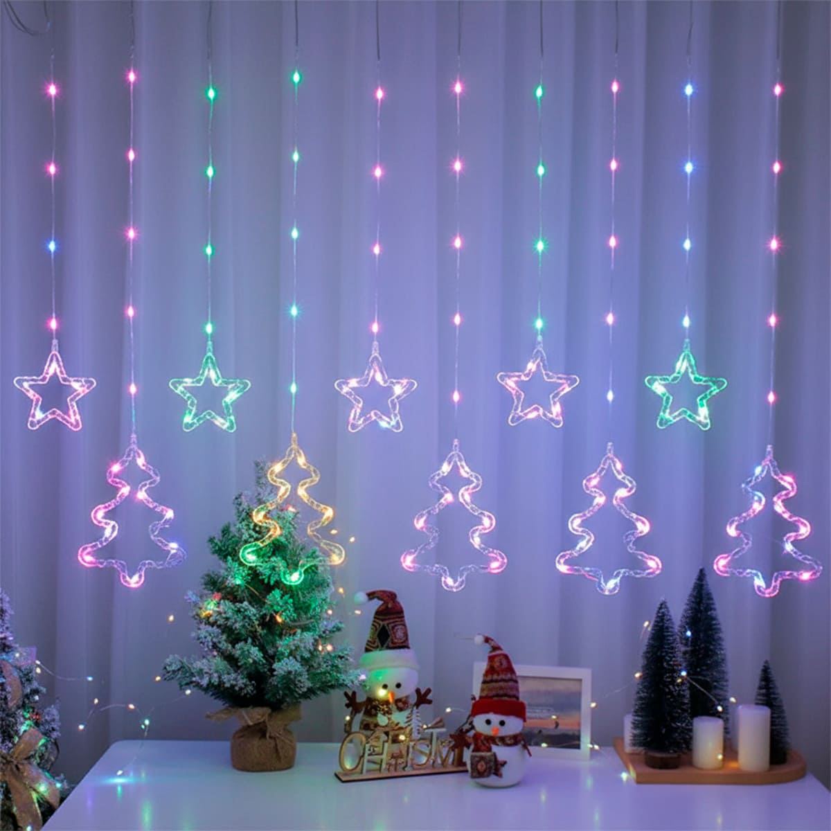 Cortina Estrellas y Arboles 3 M AL-060