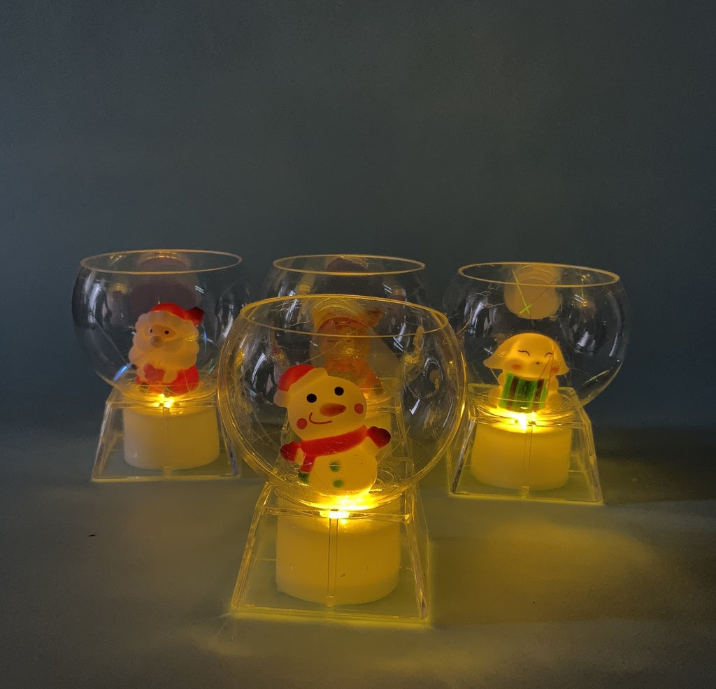 Esferas LED Acrílicas Navideñas 8,5cm x3