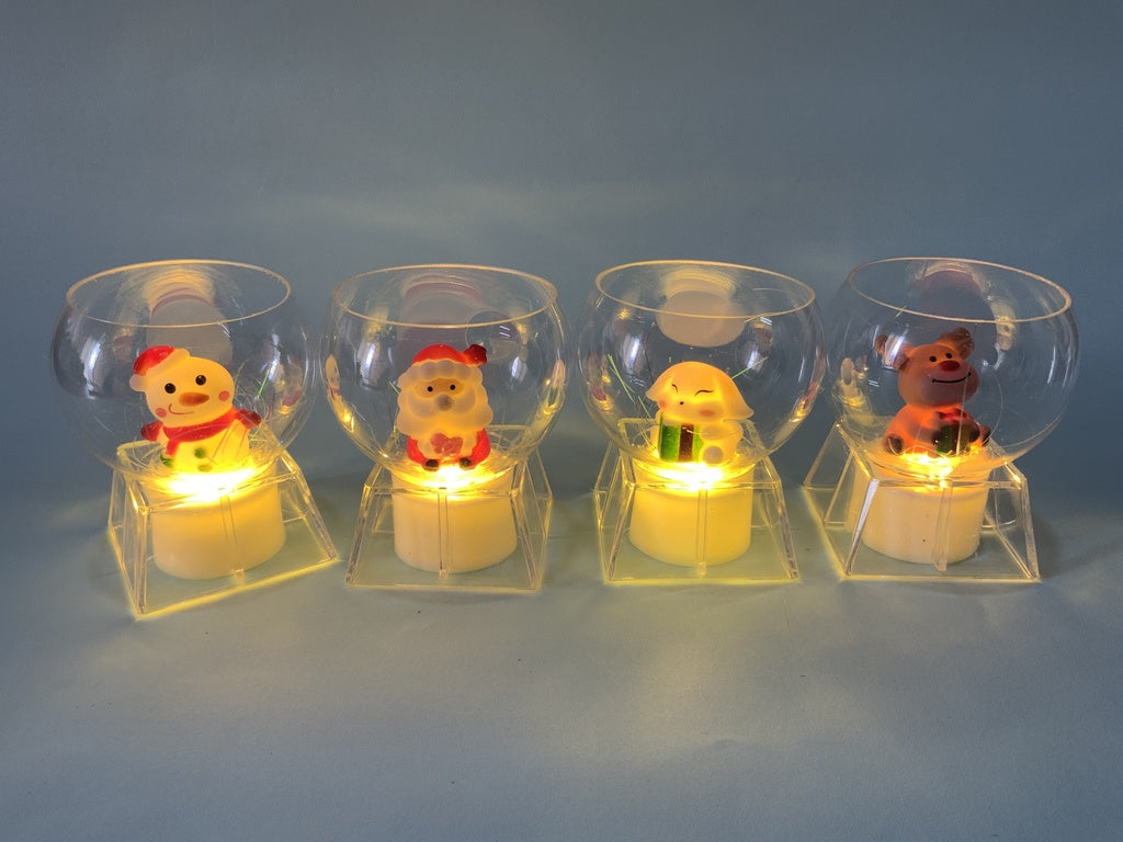 Esferas LED Acrílicas Navideñas 8,5cm x3