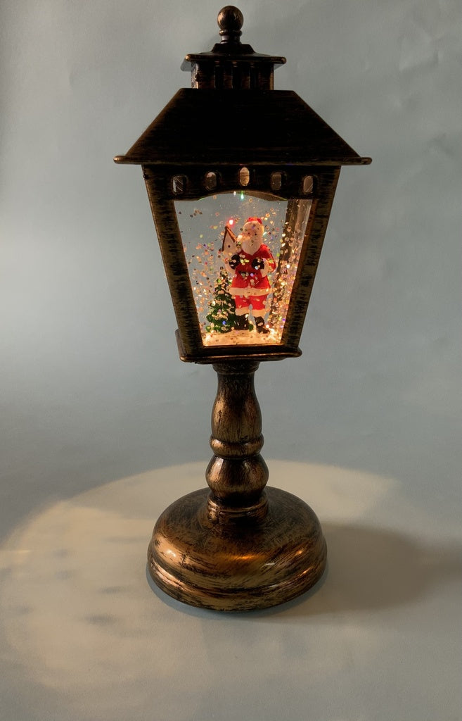 Farole de Calle Navideño Bronce 22cm