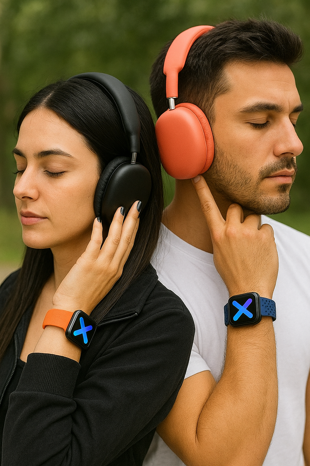 COMBO RELOJ P9 + DIADEMA BLUETOOH